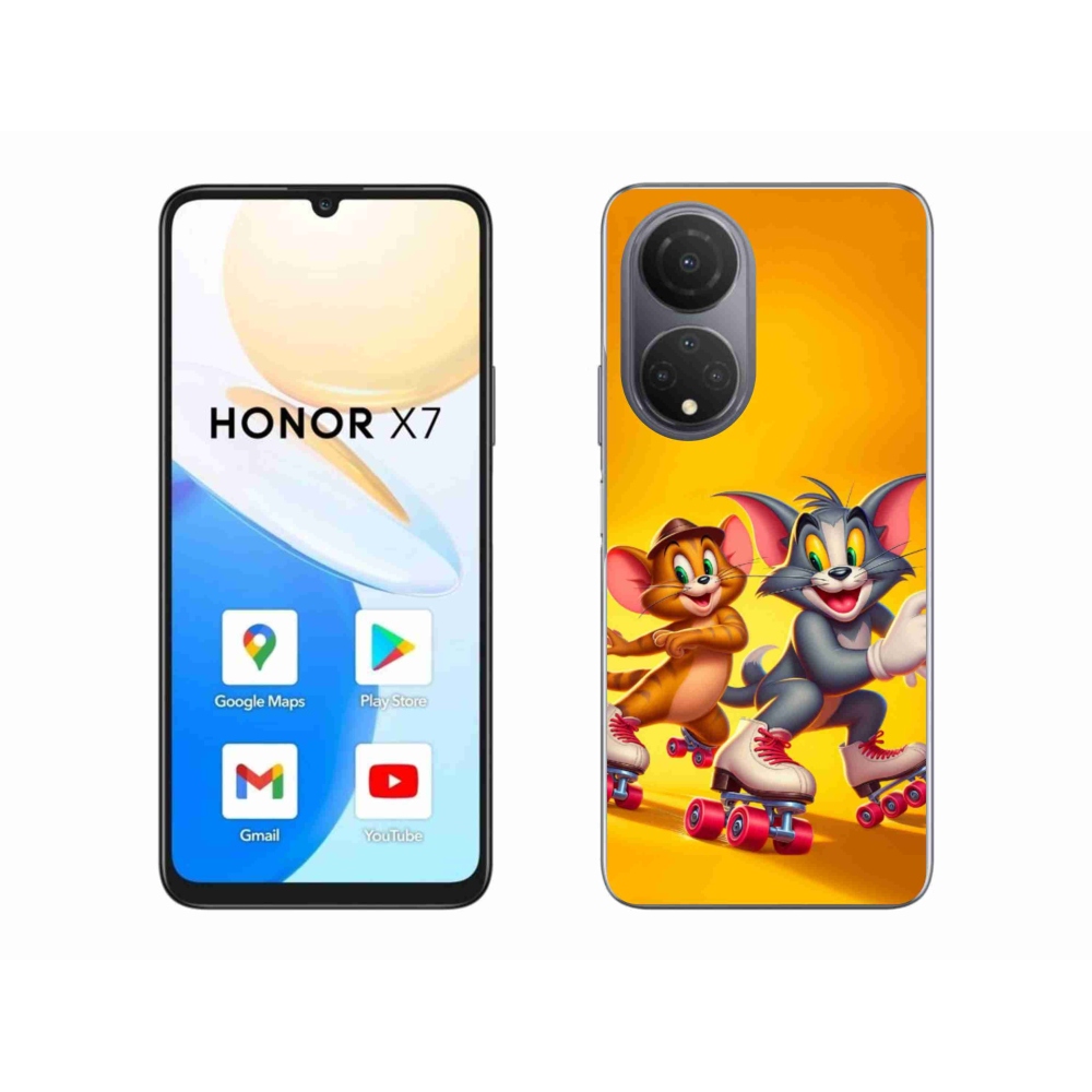 Zselés borítás mmCase a Honor X7-hez - tom and jerry