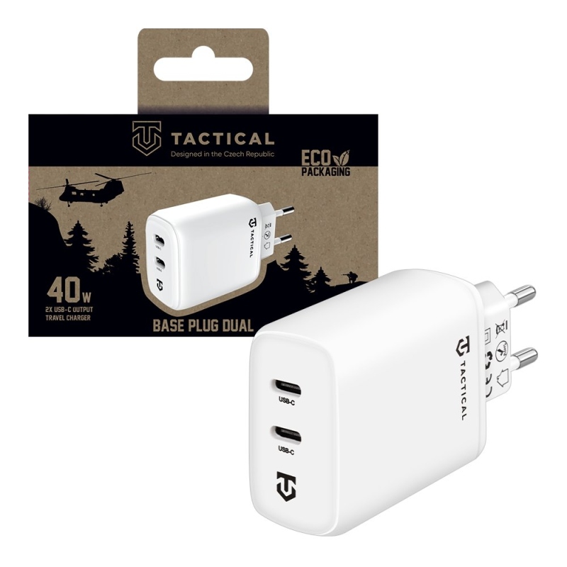 Taktikai bázis dugó Dual 40W fehér
