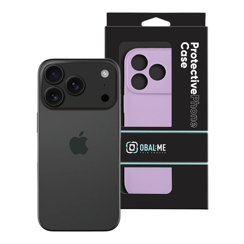 COVER:ME matt TPU borító Apple iPhone 17 Pro lila színű készülékhez