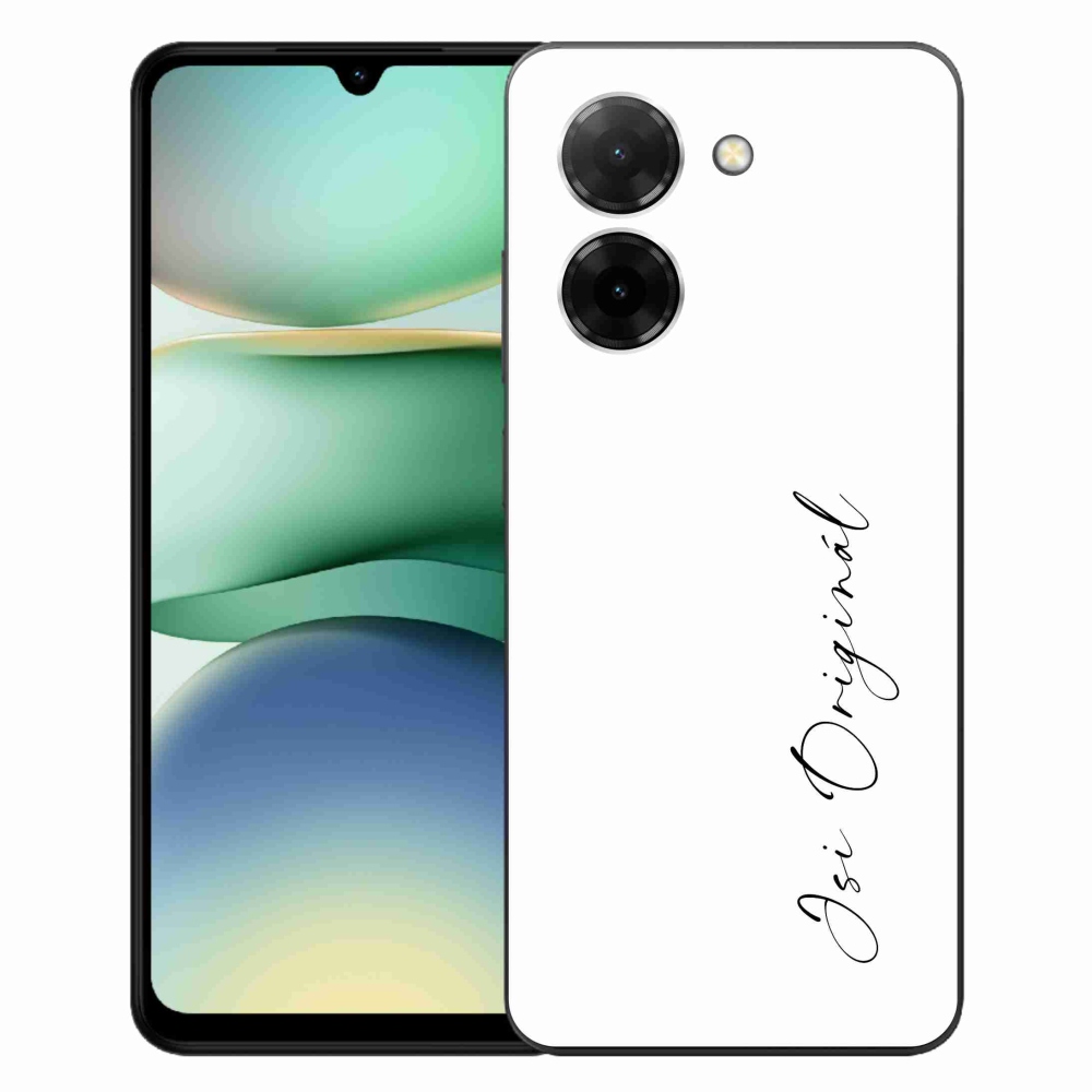 Gél borító mmCase a Xiaomi Redmi A5 (171.7x77.8x8.3mm) - te vagy az eredeti fehér háttérrel