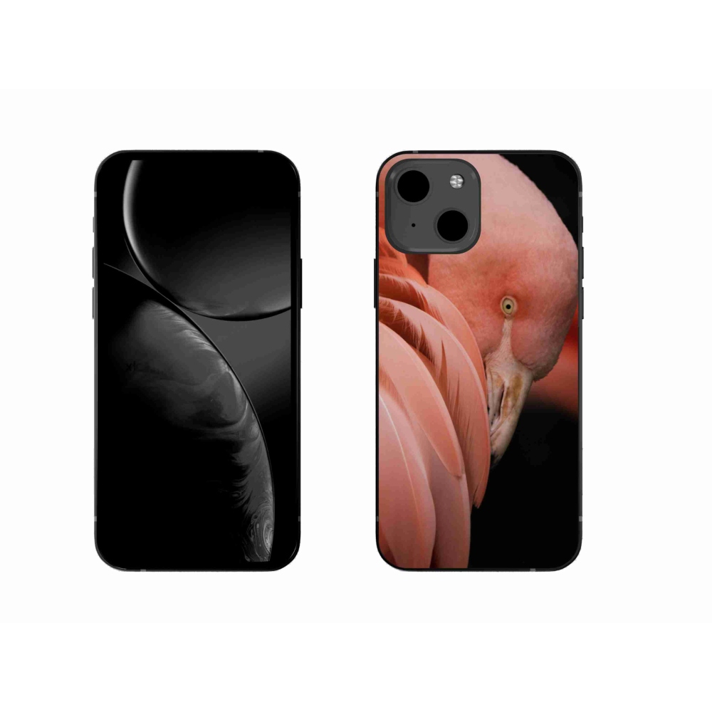 Zselés borítás mmCase iPhone 13 6.1 készülékhez - flamingó 3