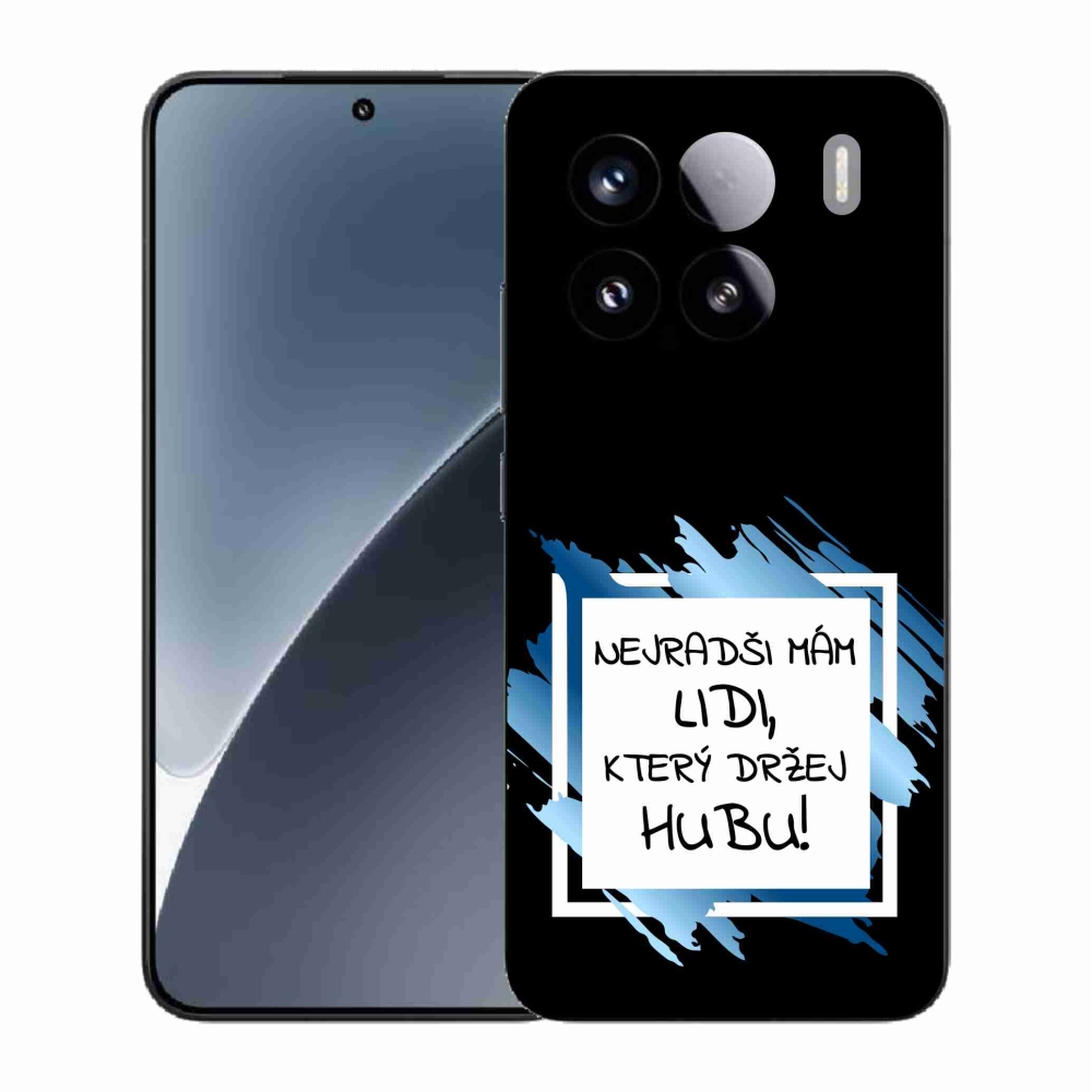 Gél borító mmCase a Xiaomi 15-hez - vicces szöveg 7 fehér és fekete háttérrel