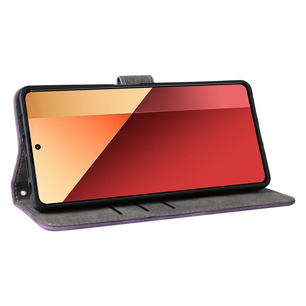 RFID könyvtáska Xiaomi Redmi Note 14S/Note 13 Pro 4G/Poco M6 Pro - lila