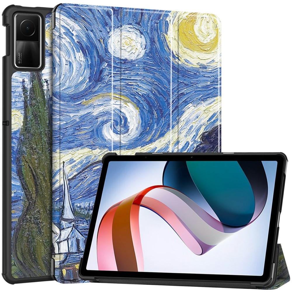 Print Smart Closing Case for Xiaomi Redmi Pad SE - Olajfestmény