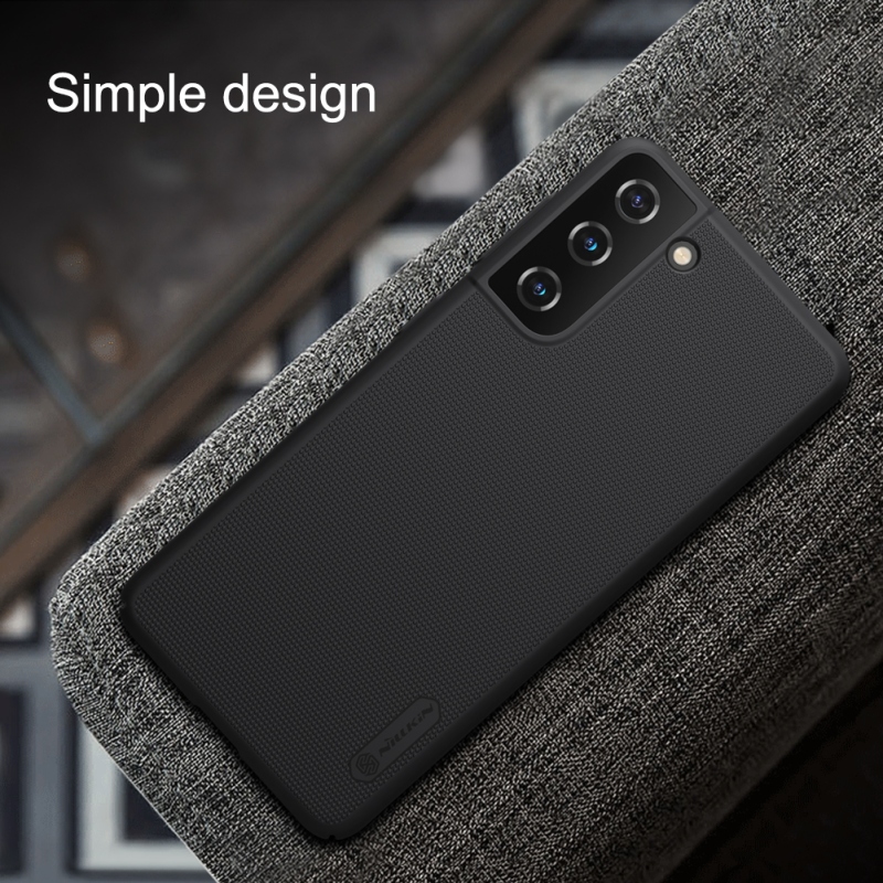 Nillkin Super Frosted Back Cover Samsung Galaxy S21 fekete színű hátlaphoz