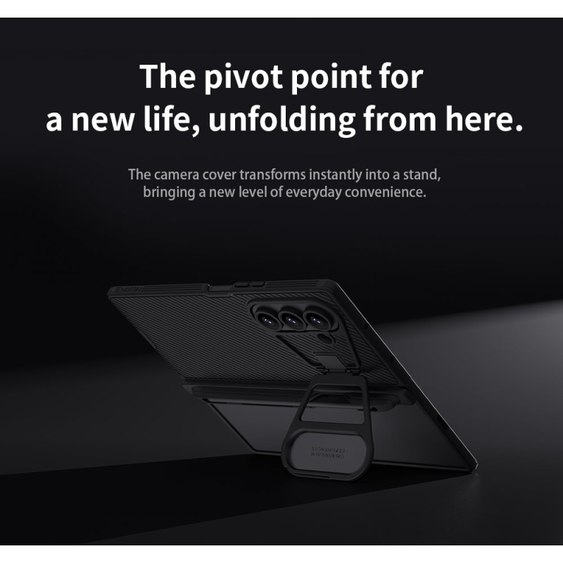 Nillkin CamShield Prop mágneses tolltartó hátlap Samsung Galaxy Z Fold 7 fekete fekete