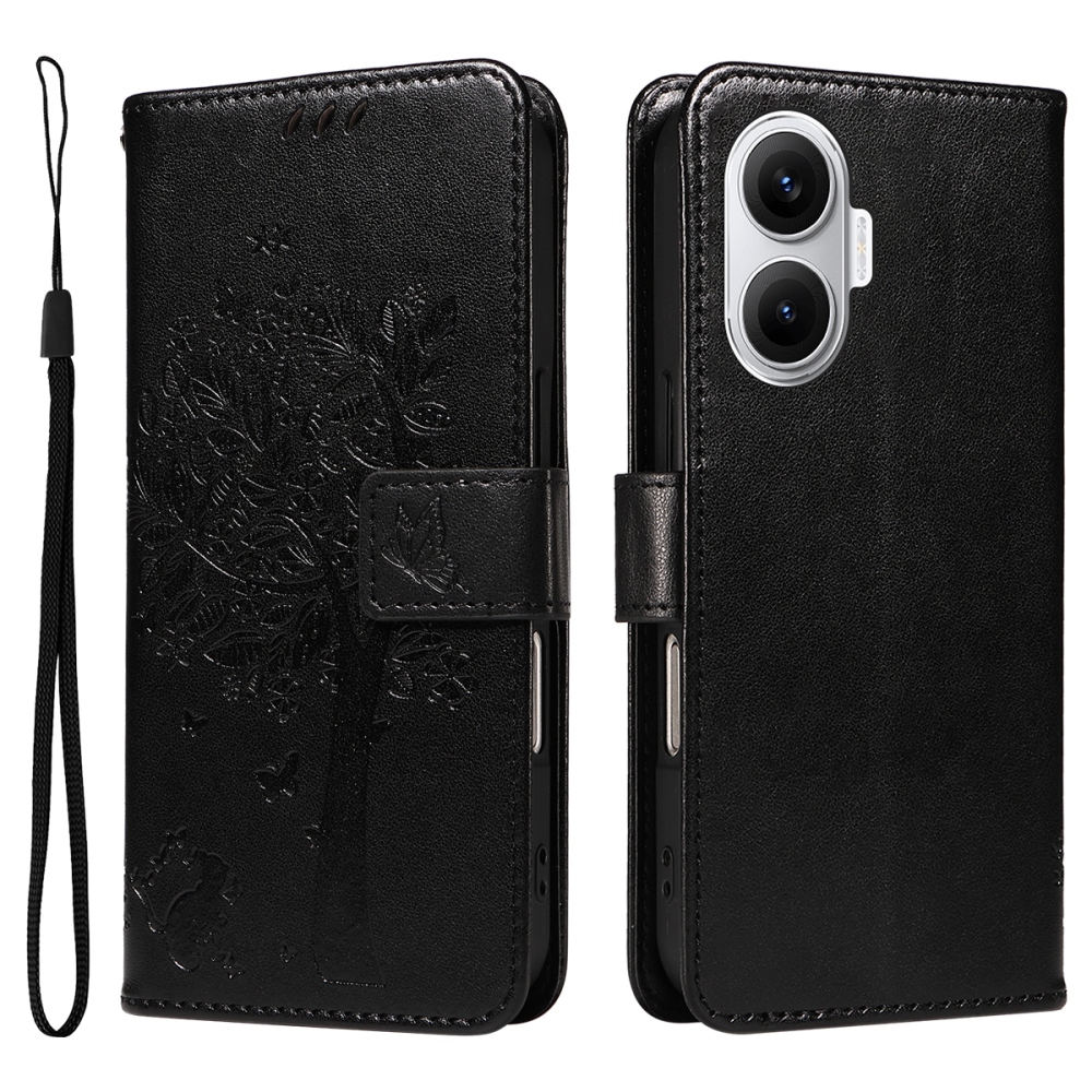 Fák könyve tok Xiaomi Poco F7 5G-hez - fekete