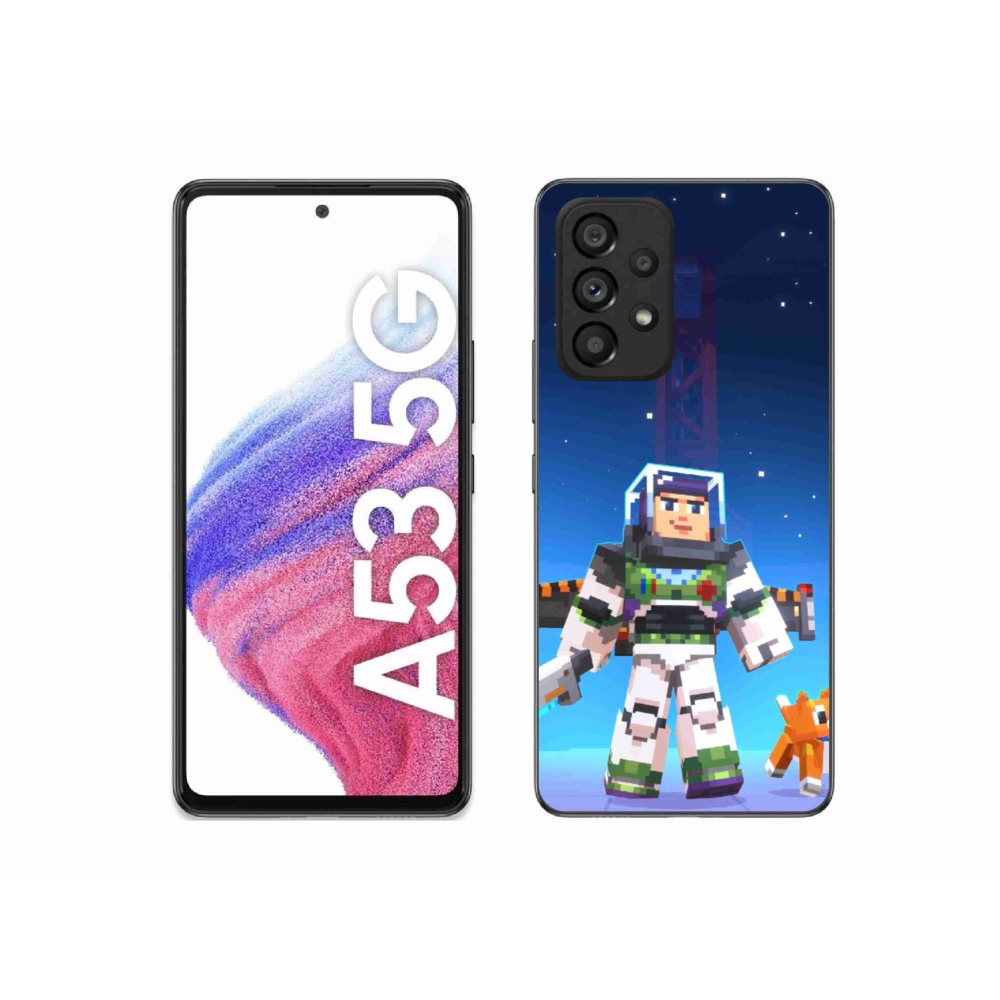 Gél borítás mmCase Samsung Galaxy A53 5G - minecraft 2